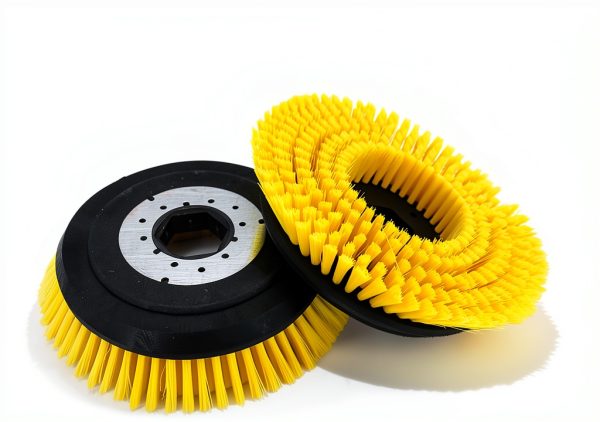 Floor Scrubber Rotary Brush Replacement Izepaap CW430 8.6 Yellow 2pcs-0
