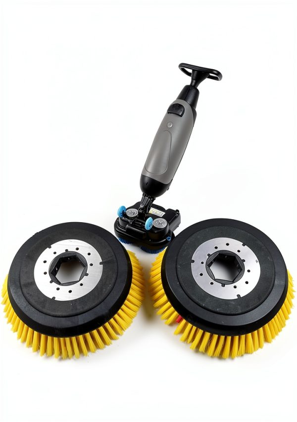 Floor Scrubber Rotary Brush Replacement Izepaap CW430 8.6 Yellow 2pcs-1
