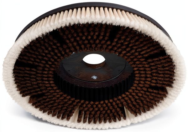 Global Industrial 17in Scrub Brush for Floor Scrubbers Black Plastic-1